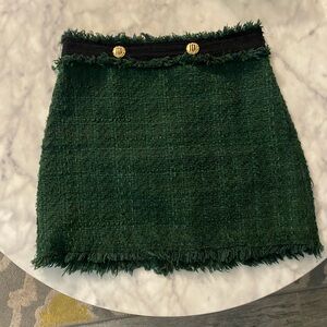 ZARA green skirt